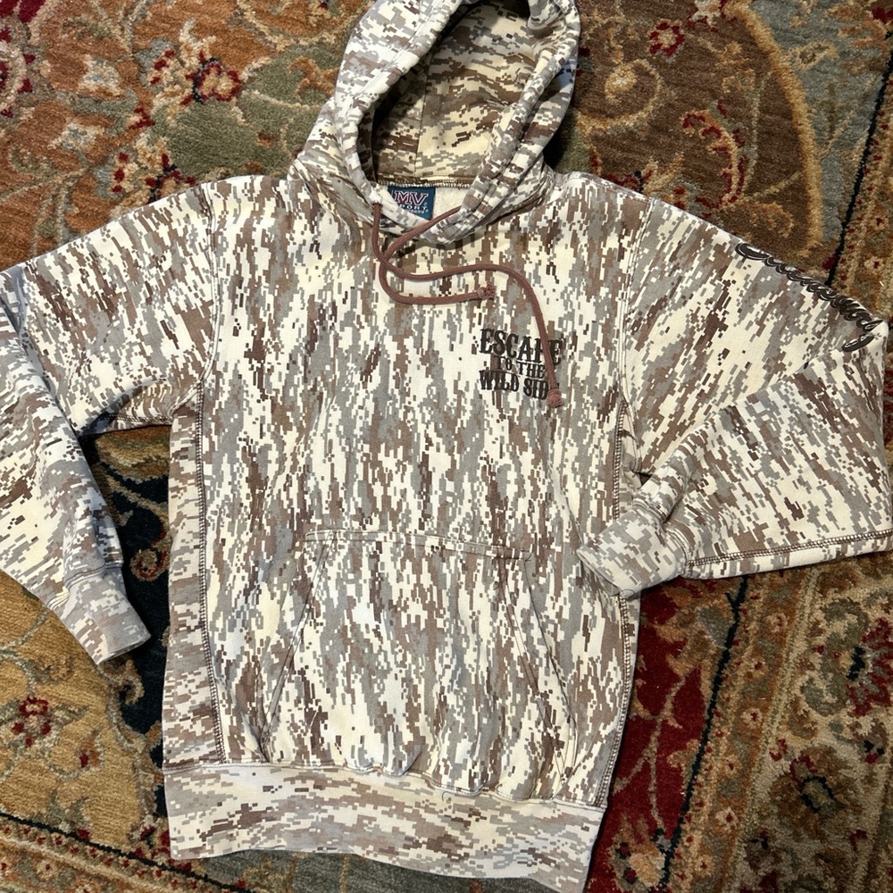 Camouflage Hoodie with Logo